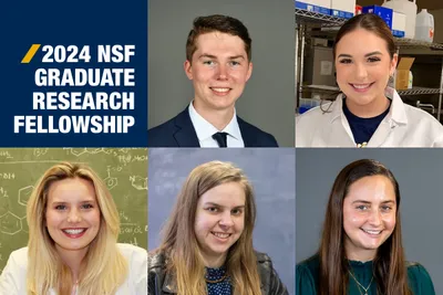 Five WVU students named prestigious NSF Graduate Research Fellows