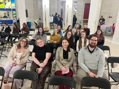 Social Work Students Travel to Social Work Adocacy Day at the State Capitol