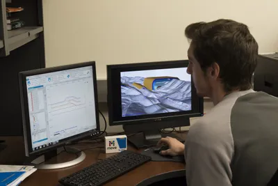 For more than a decade, geology students at West Virginia University have used the same advanced software used by oil and gas companies worldwide, expanding their marketability for industry jobs. 

Petroleum Experts Limited has furthered this access with an in-kind gift of its MOVE software, valued at $2.2 million.
