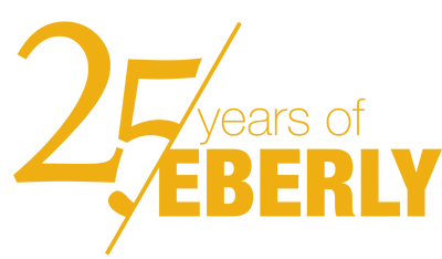 25 years of EBERLY graphic