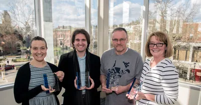 The West Virginia University Eberly College of Arts and Sciences has named four recipients of its 2018 Outstanding Staff Award: Andrea Bebell, Allen Burns, Selena Engebretson and Christopher Ramezan.