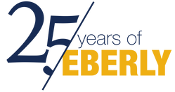 25 years of Eberly logo