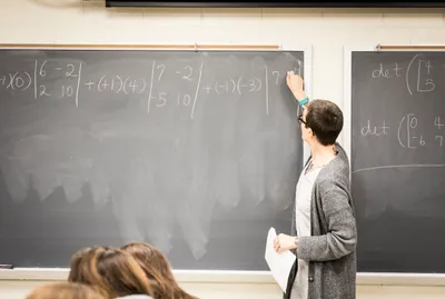 As an undergraduate student, Krista Bresock never imagined that she would pursue a degree in mathematics. However, after an eye-opening conversation with a teaching assistant during an office hour visit, Bresock decided to take additional math courses and quickly developed a passion for the subject.