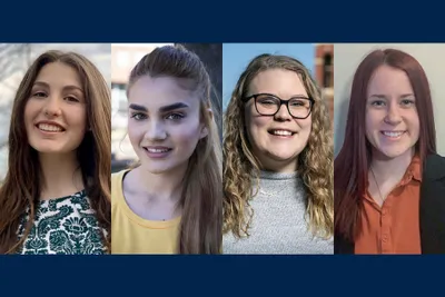 Four West Virginia University women - all students or alumna of the Eberly College of Arts and Sciences - have been awarded the Critical Language Scholarship from the U.S. Department of State, recognizing their commitment to language learning and personal growth. The awardees will participate in fully-funded virtual intensive language and cultural immersion programs this summer.