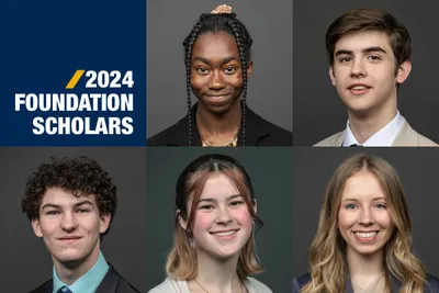2024 Foundation Scholars includes Two Eberly College Students