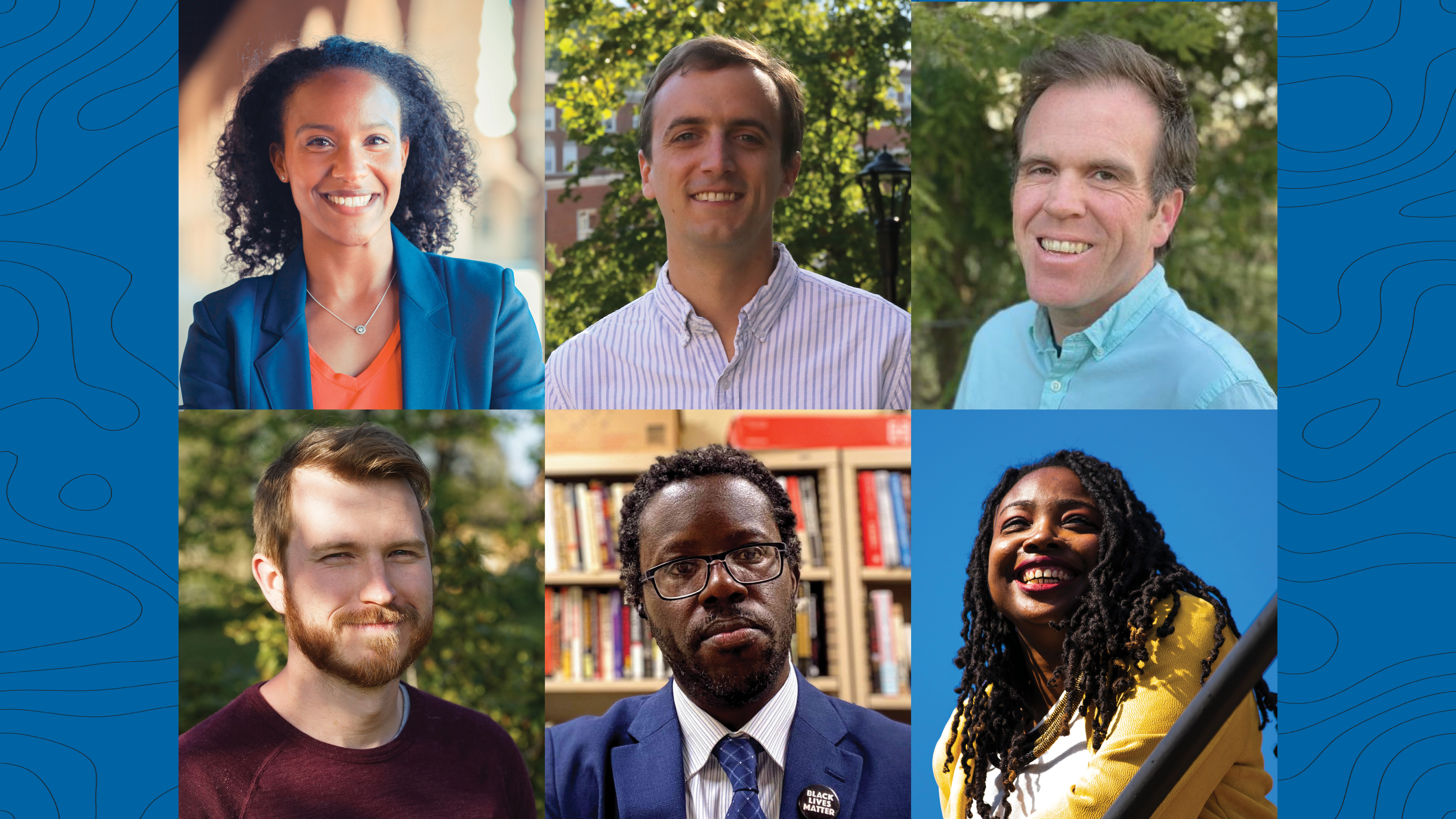 Six faculty members in the Eberly College of Arts and Sciences were awarded fellowship grants by the West Virginia Humanities Council. The 2023 Humanities Council Fellows from Eberly College are Brooke Durham, Enkeshi El-Amin, Sean Lawrence, Austin McCoy, Mason Moseley and Devin Smart. 
