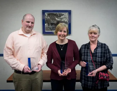 The West Virginia University Eberly College of Arts and Sciences has named four recipients of its 2019 Outstanding Staff Award: Kenneth Enoch, Julia Frum, Judith Lenhart and Randall Eaglen. 